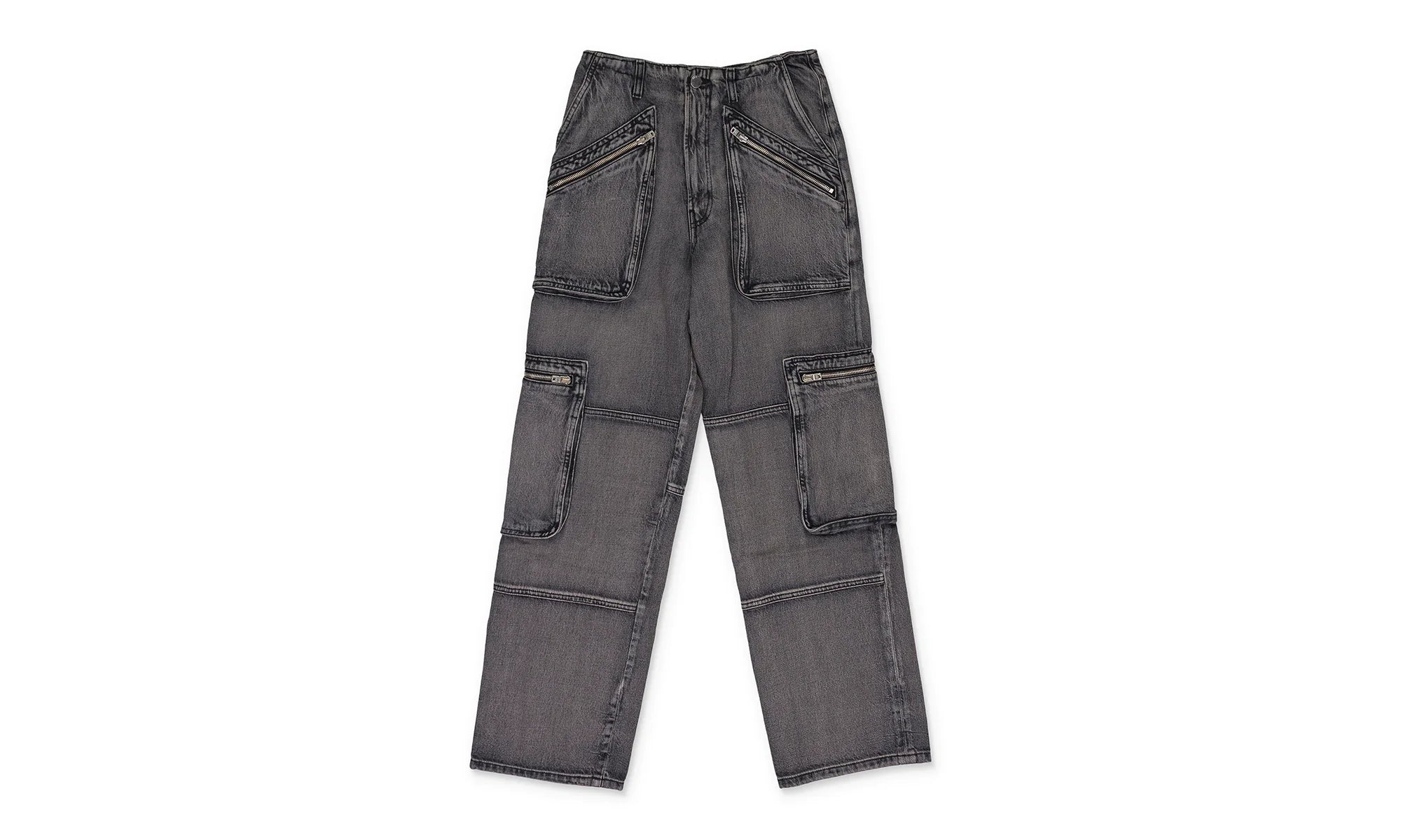 Loose Straight Cargo Pants Wmns "Black" PF22WDF019_BLACK