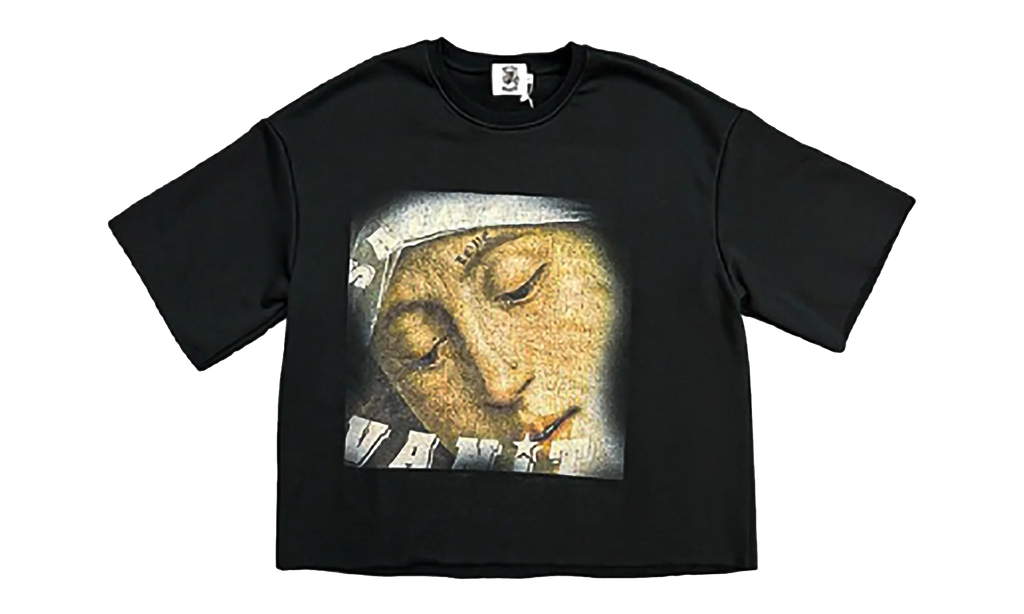 Love Saint Cropped Crewneck Tee "Black" OSTG SAISAIN NJKA