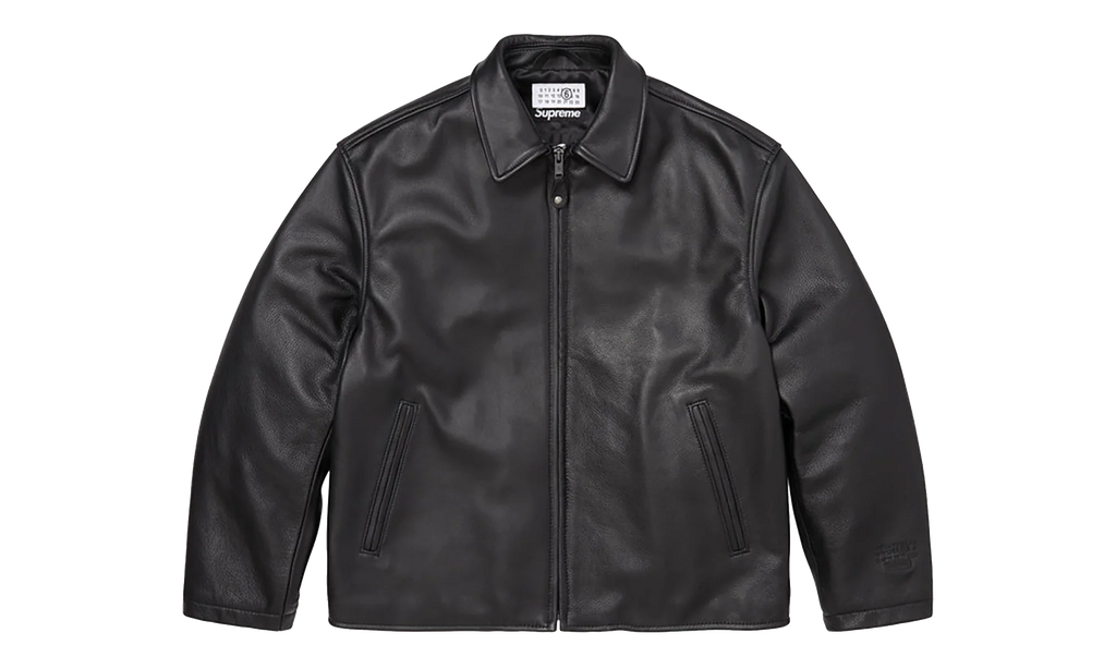 MM6 Maison Margiela Schott® Eagle Leather Jacket "SS26 - Black" SU27202