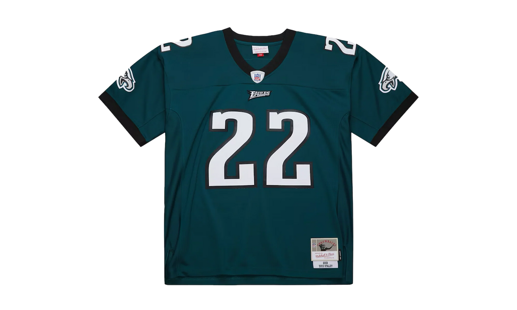 NFL Duce Staley Dark Jersey "2002 Philadelphia Eagles - Green" JY8626 PEAGREN
