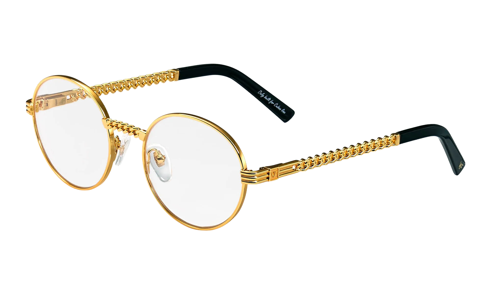 Miami Vice Cuban Link Edition 24KT "Yellow Gold / Clear" CLMV2 0005 16C2