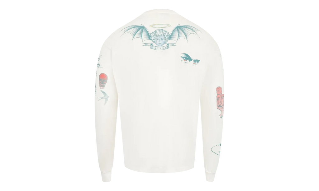 Dr. Woo Tattoo Long-Sleeve Tee "White" SM HR1 0000 C29