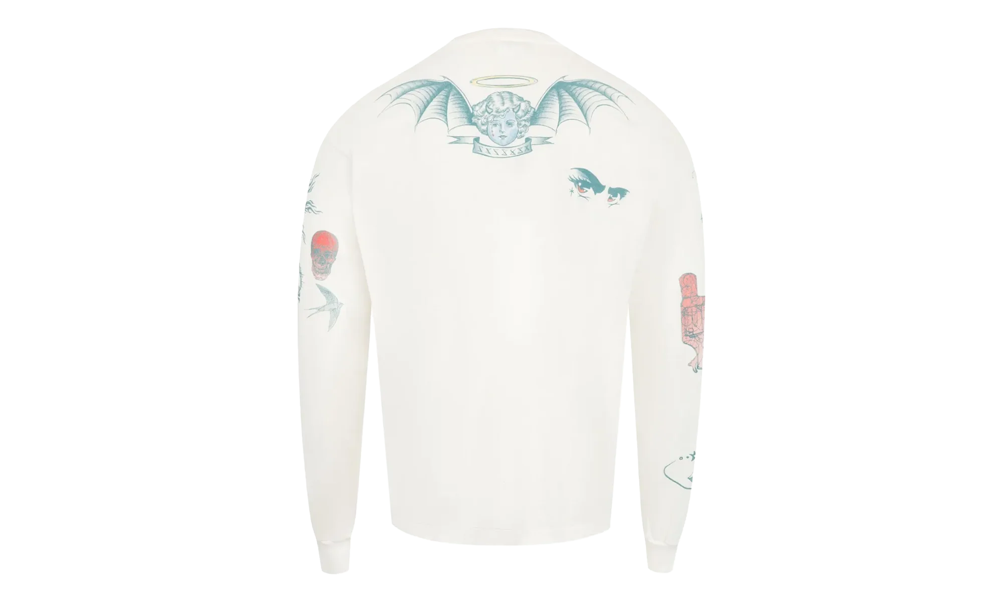 Dr. Woo Tattoo Long-Sleeve Tee "White" SM HR1 0000 C29