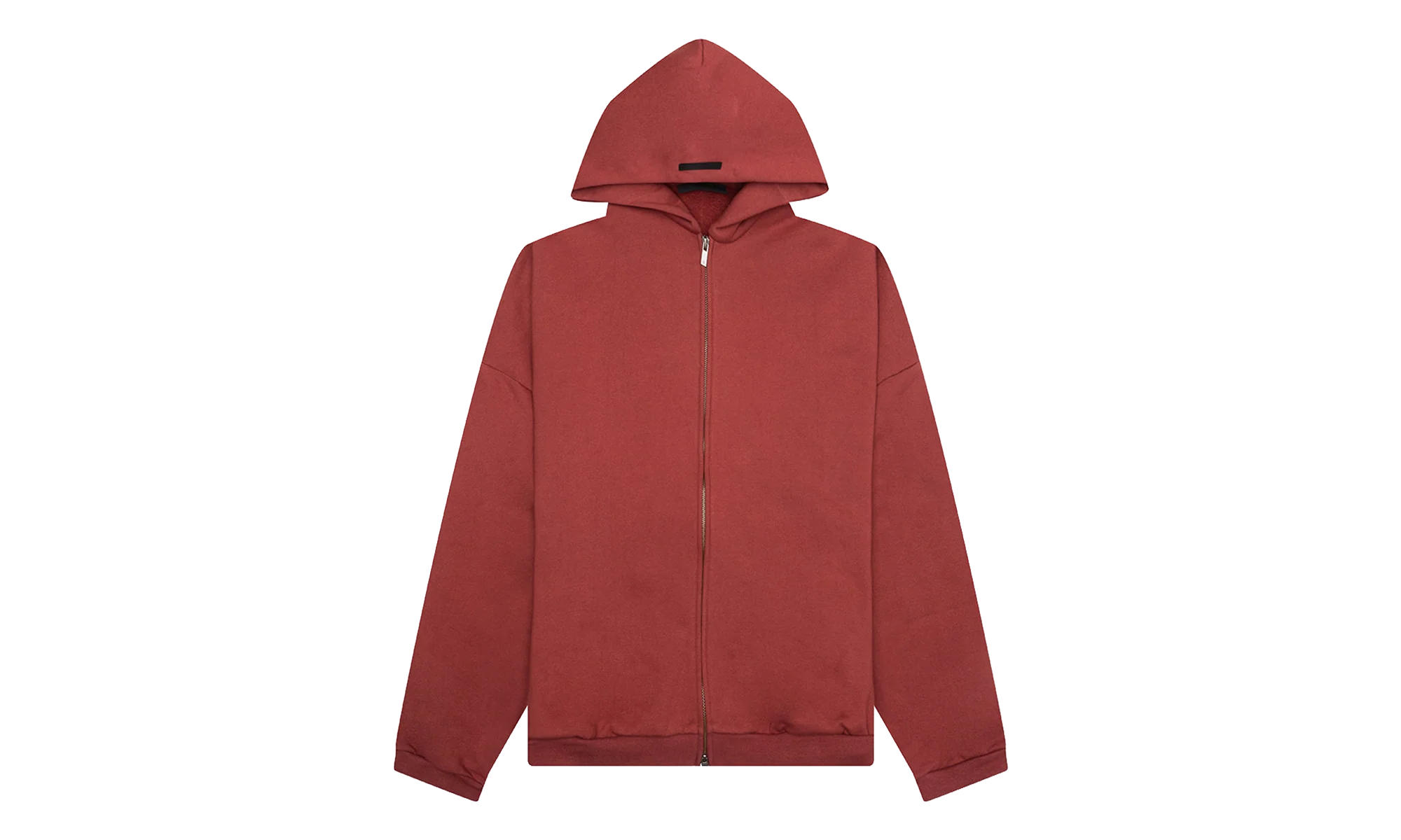 Heavy Fleece Full Zip Hoodie "Crimson" 192BT246246F