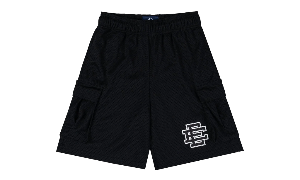 EE Basic Cargo Shorts "Black / White" EE203