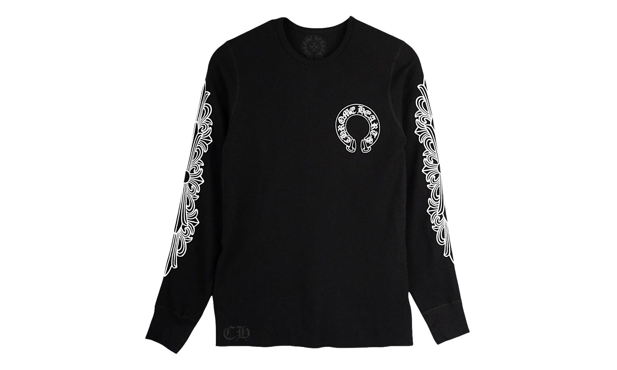 Horseshoe Floral Thermal "Black" CHRM0794