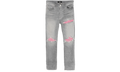 MX1 Ultrasuede Patch Jeans "Concrete Grey Pink" AMDNSY1120 569