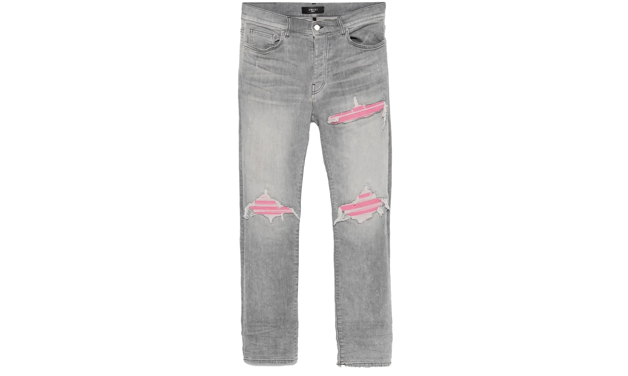 MX1 Ultrasuede Patch Jeans "Concrete Grey Pink" AMDNSY1120 569