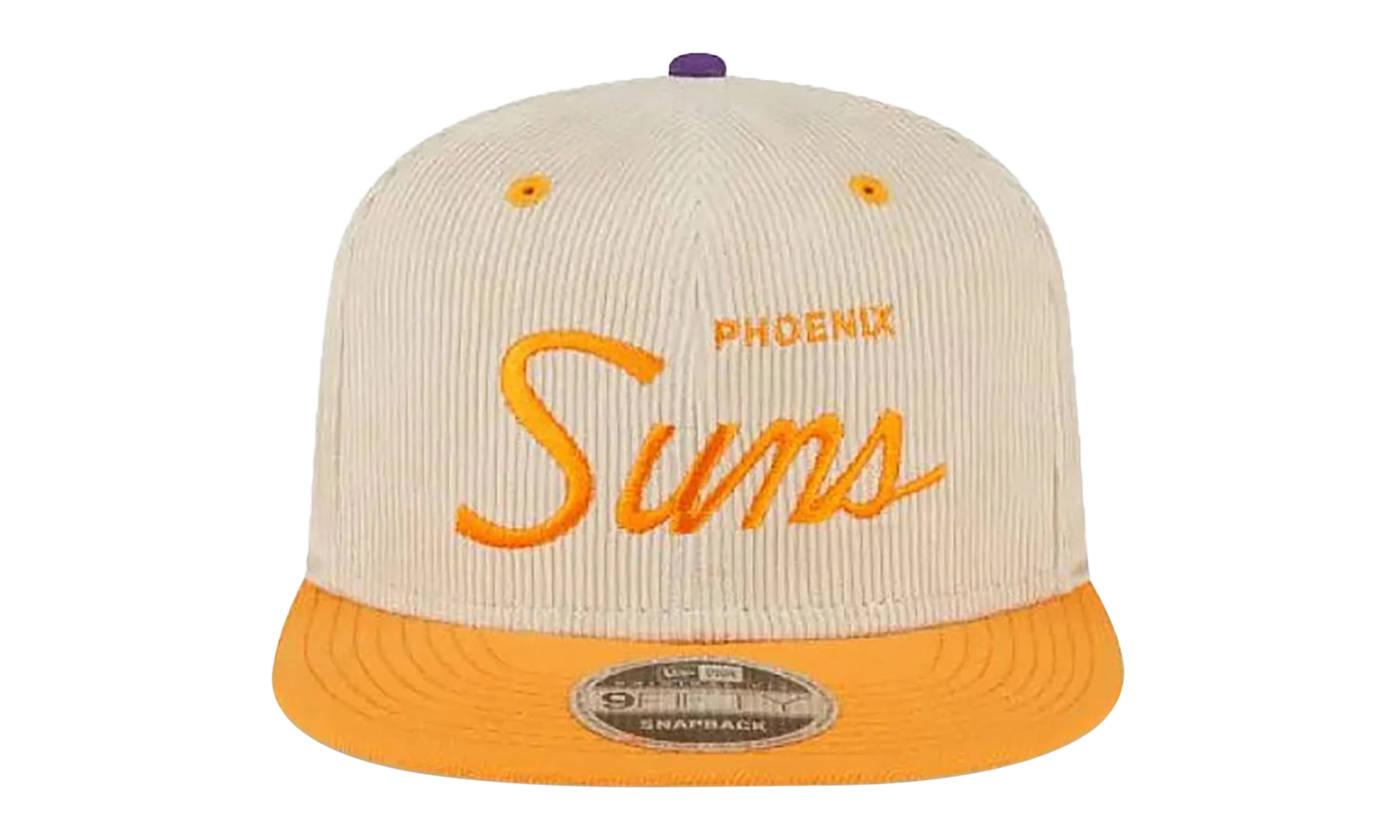 9FIFTY NBA PHOENIX SUNS SNAPBACK HAT "ERIC EMANUEL - Cream/ Orange" EE435