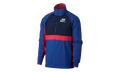 Half Zip Woven Archive Athletic Rain Jacket "Deep Royal Blue / Obsidian / White" 921743 480