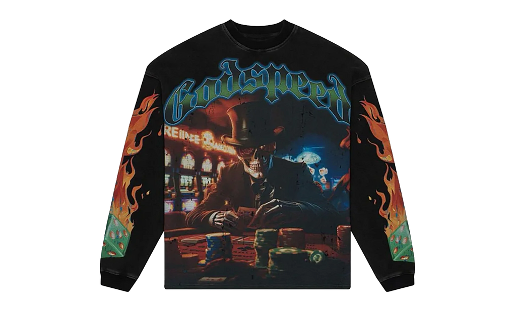 LAG THERMAL LONG SLEEVES SWEATSHIRT "BLACK WASH" GS123
