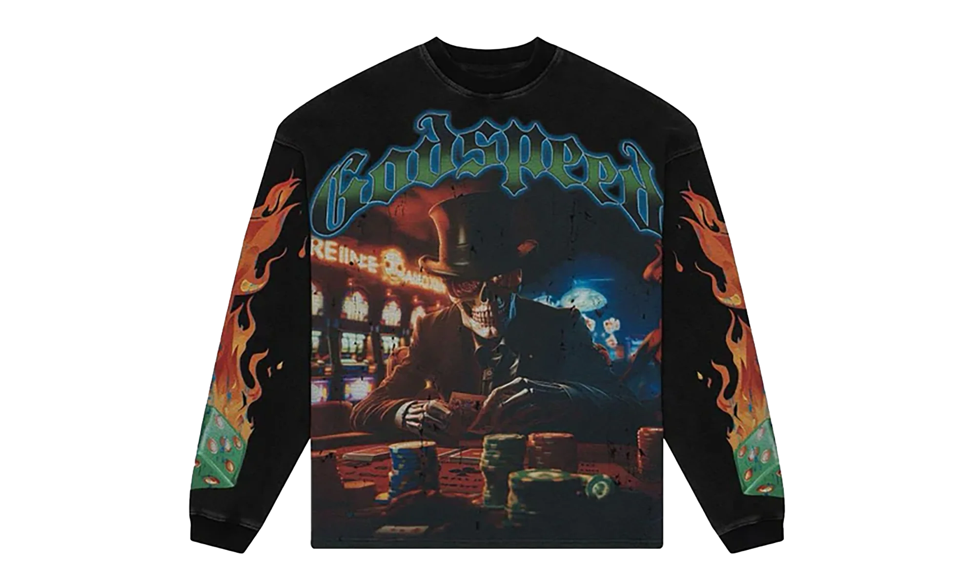 LAG THERMAL LONG SLEEVES SWEATSHIRT "BLACK WASH" GS123