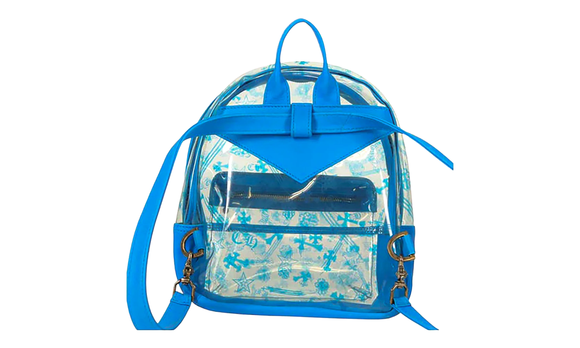PVC BACK TO SCHOOL Backpack "Vinyl Leather Blue" CHRM0899