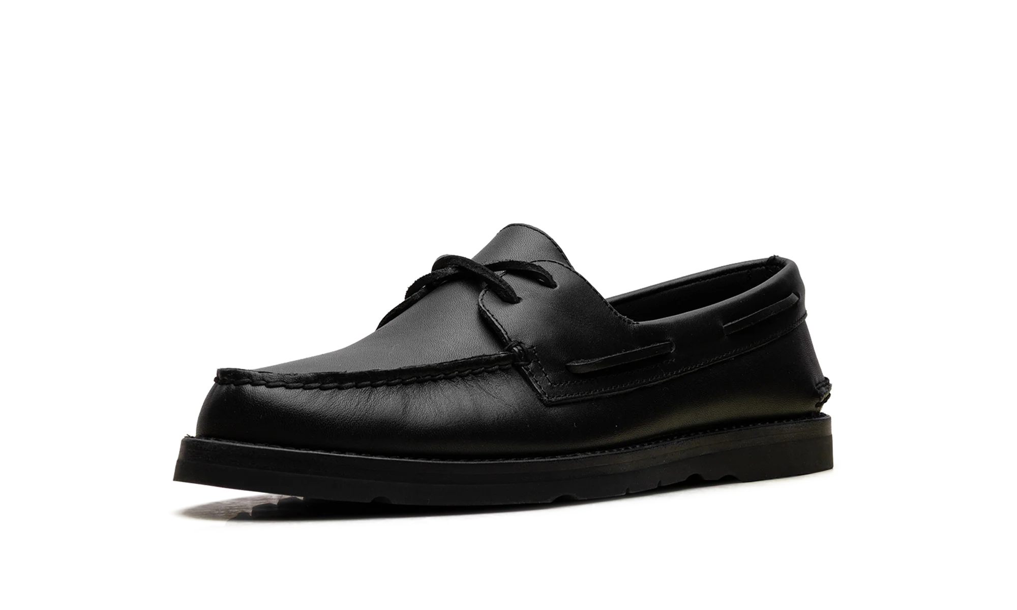 Vachetta Leather Boat Shoe "Todd Snyder Black" 17185745