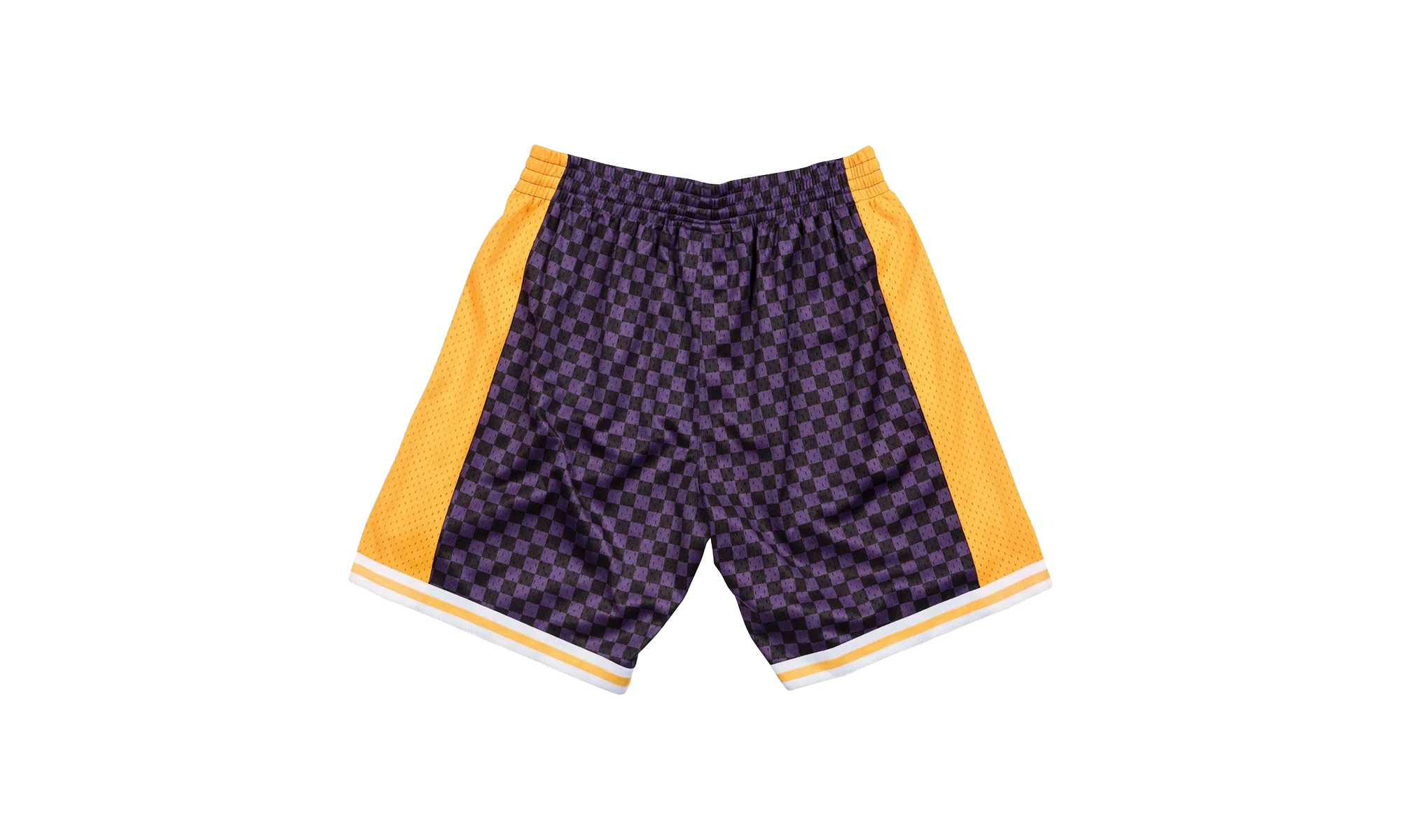 NBA Checked Swingman Shorts "Los Angeles Lakers - Purple" BA3A4I LAL L N0B