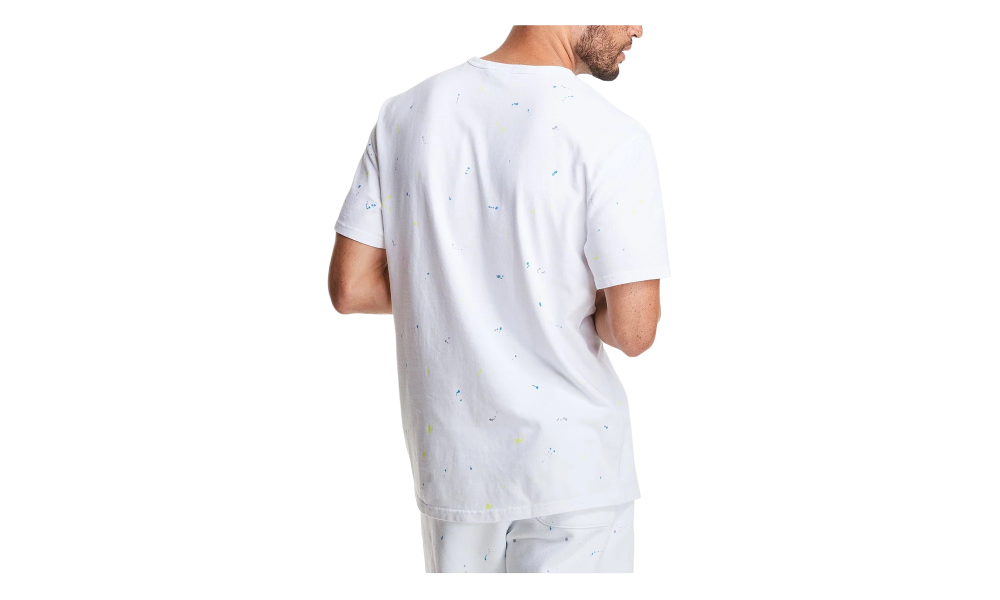 C-Life Heritage Paint Splatter T-Shirt "White" T25969 549967 AZ0C