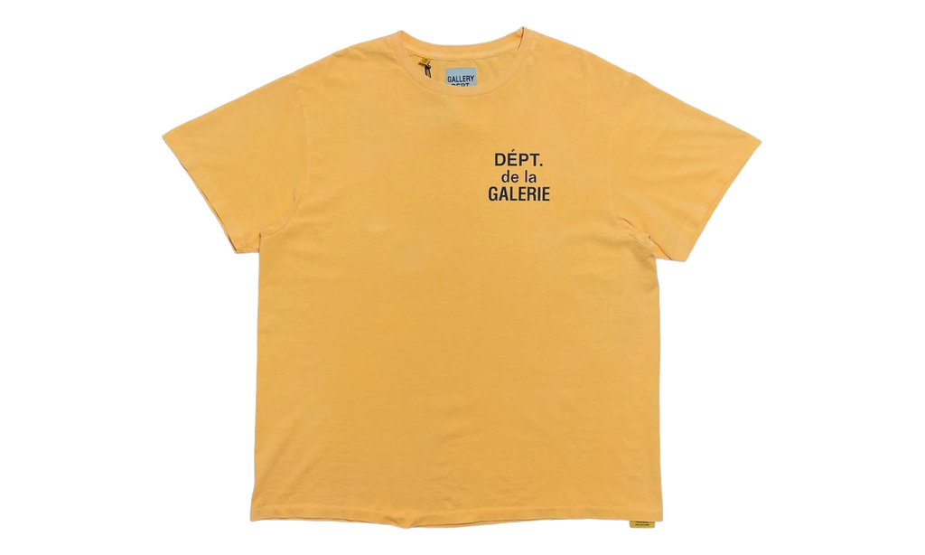 French Logo Short Sleeve Tee Shirt "Flo Orange" GD125
