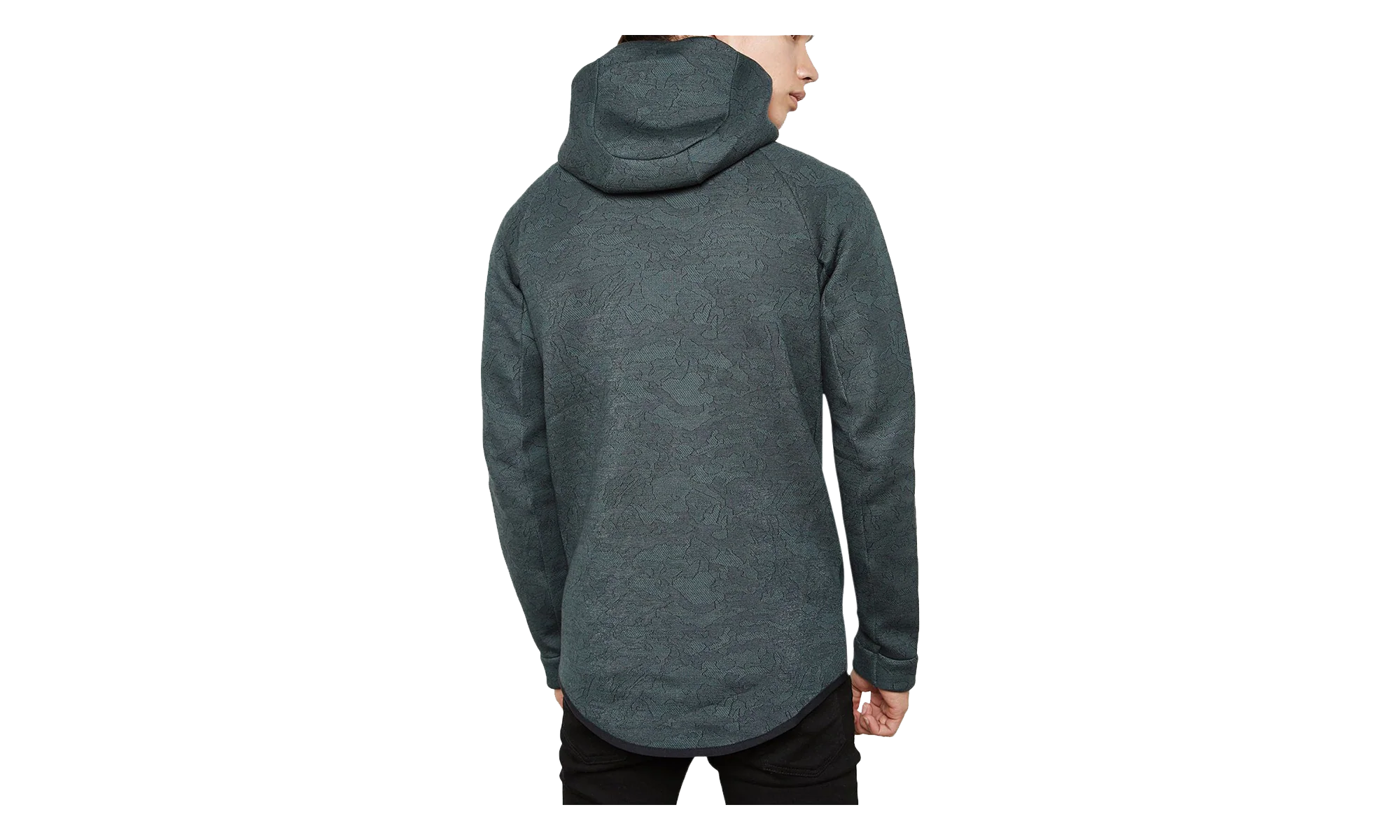 Tech Fleece Full-Zip Jacquard Hoodie "Vintage Green" 863814 382