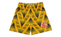 EE BASIC SHORT "JVC SOCCER - Yellow/Red" EE792