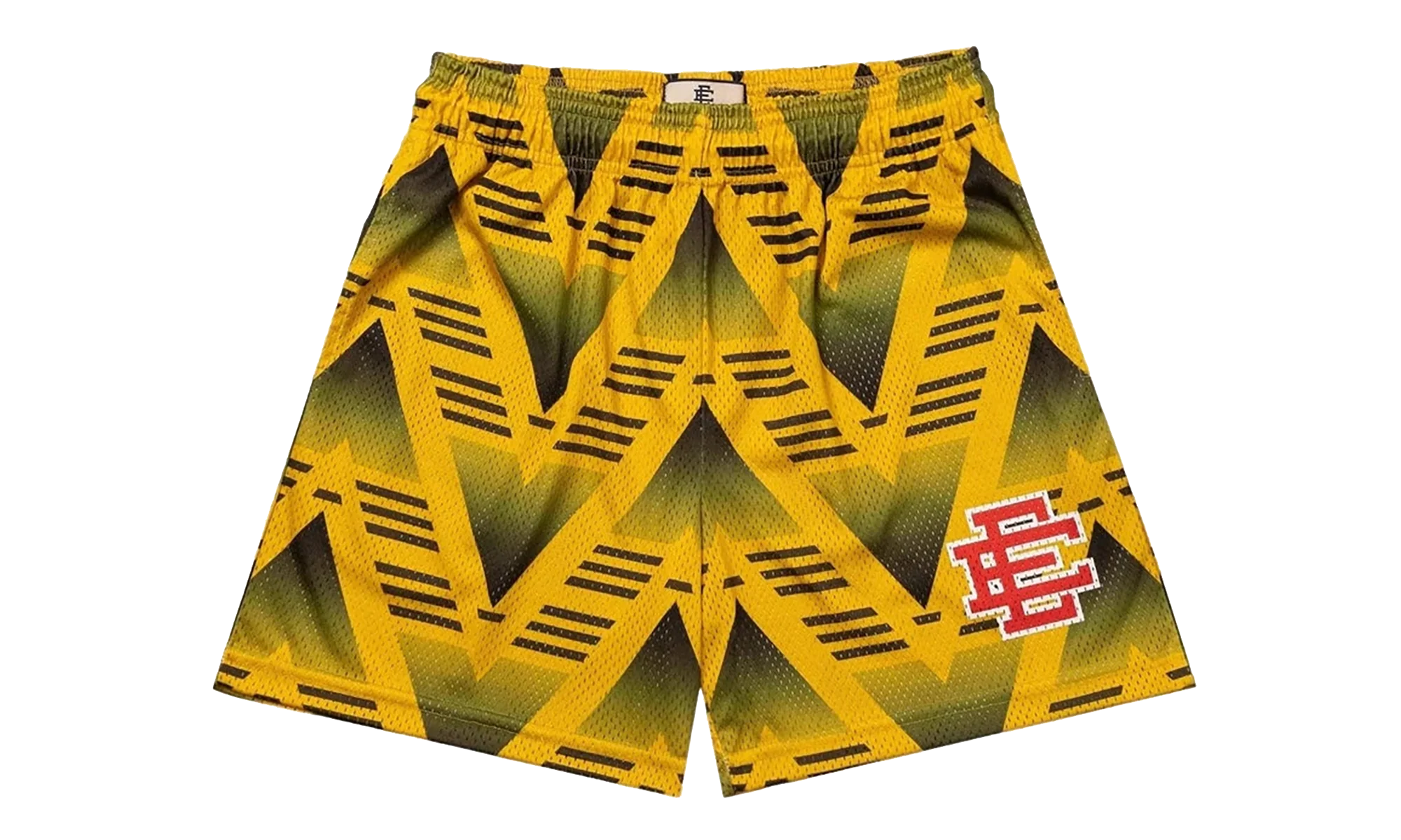 EE BASIC SHORT "JVC SOCCER - Yellow/Red" EE792