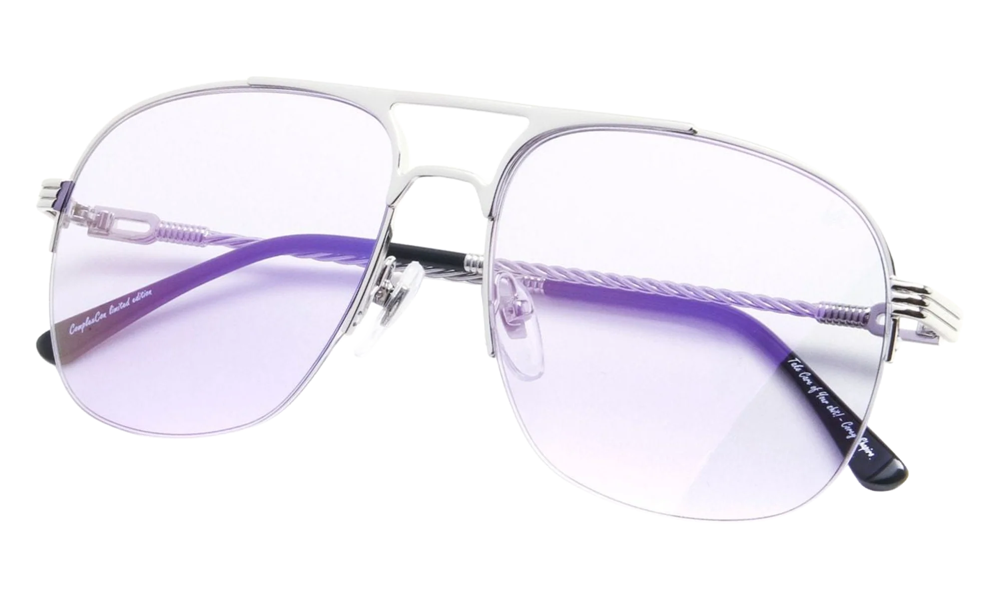 Snatch Half Rim 18KT "White Gold / Smoke Flash Purple" HRSN2 0009 4B6