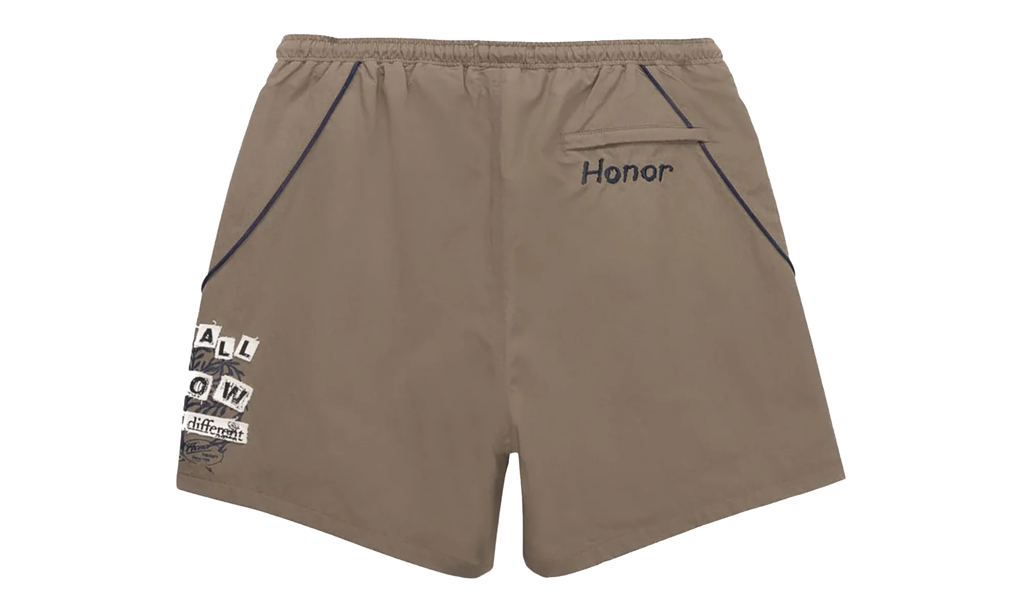 Nylon Growth Track Shorts "Pebble" HTG260129 PBL