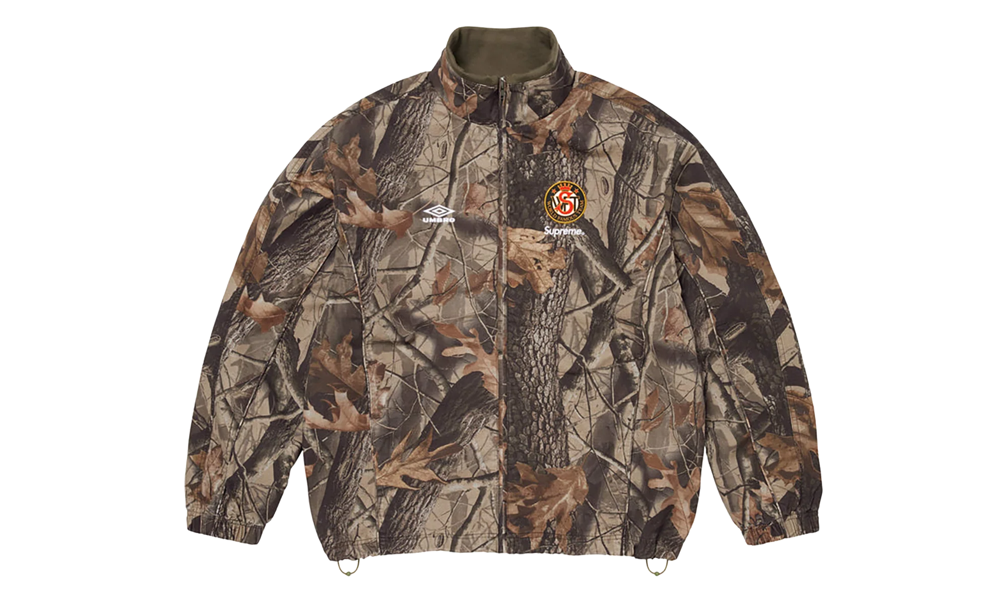 Umbro® Cotton Ripstop Track Jacket "SS26 - Realtree Hardwoods Camo" SU27024