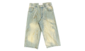 Long Denim Shorts "Light Blue Dirt Fade Out" 261 MST055 FADEBLU