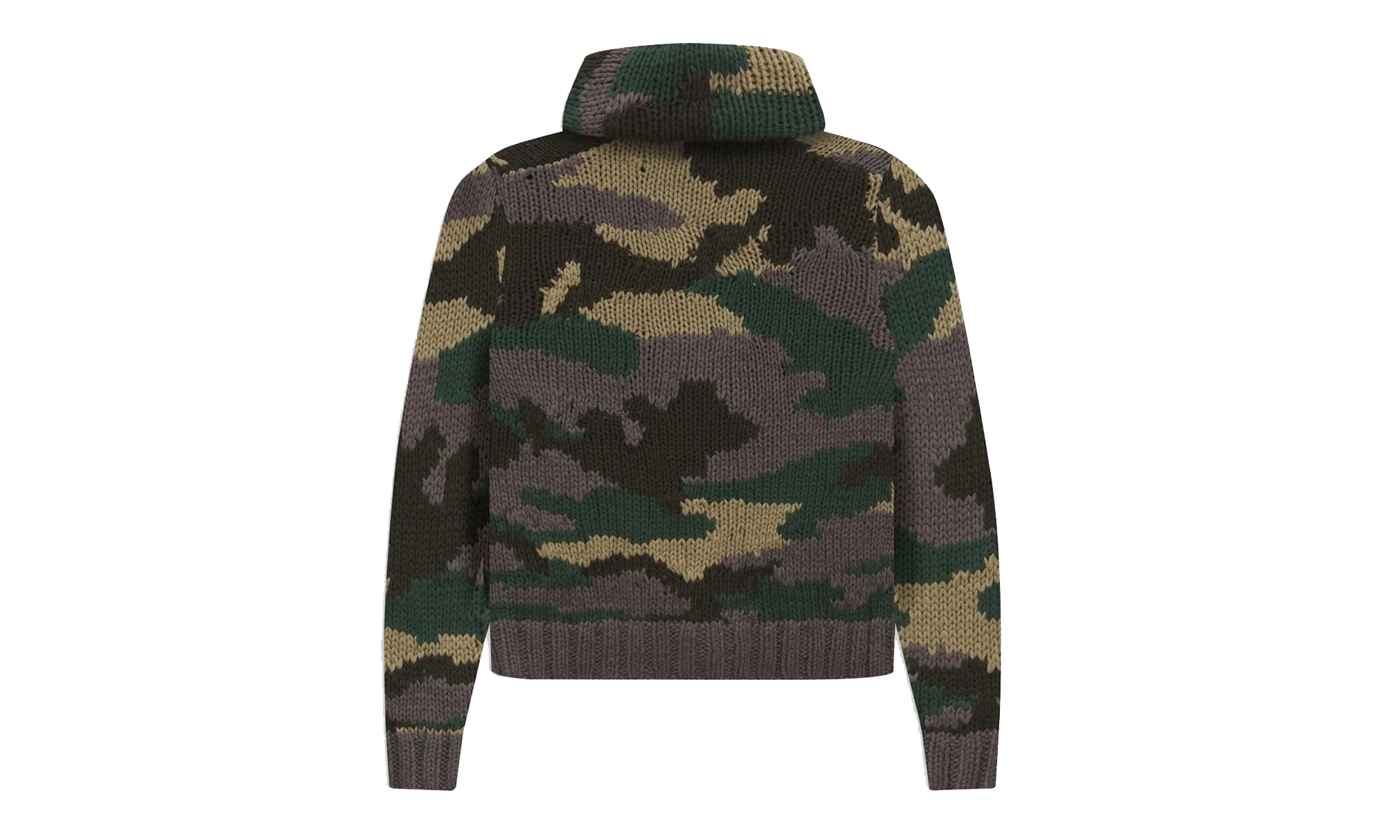 KNIT CARDIGAN SWEATER "CAMOUFLAGE" RHCAMOCARDIGAN MUL