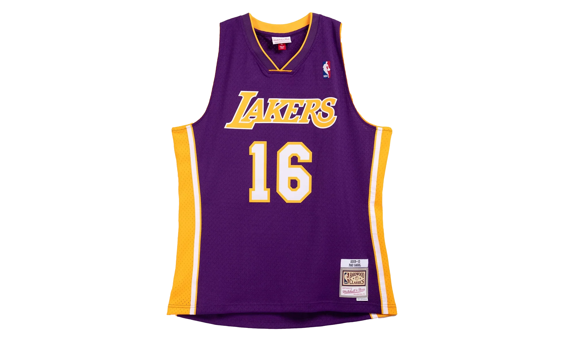 NBA Pau Gasol Dark Jersey "2009 Los Angeles Lakers - Purple" JY8637 LALPURP