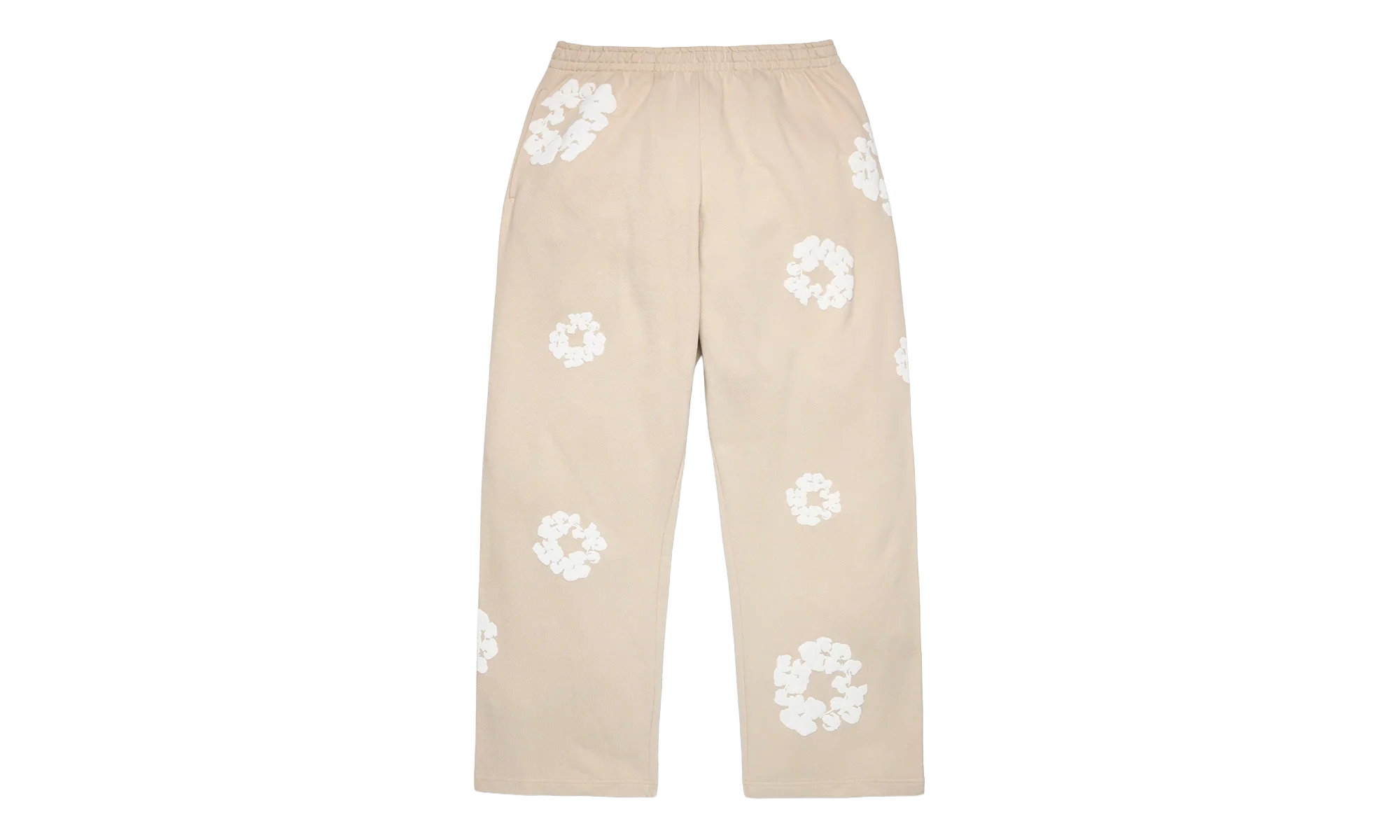 Cotton Wreath Baggy Sweatpants "Cream" DT614