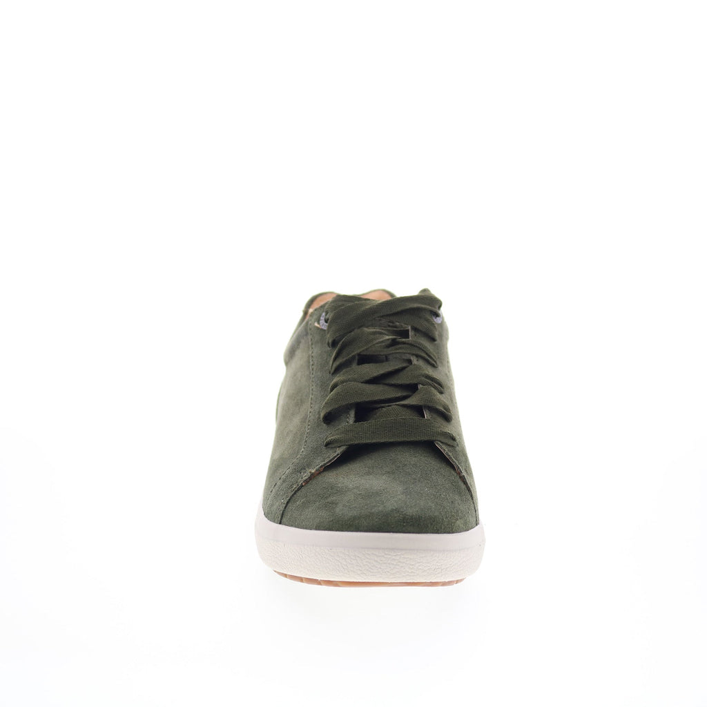 Aetrex Courtney CA104 Womens Green Suede Lace Up Lifestyle Sneakers Shoes