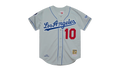 MLB Hideo Nomo Road Jersey "2002 Los Angeles Dodgers – Chrome" AJY15337 LAD02HNOCHRM