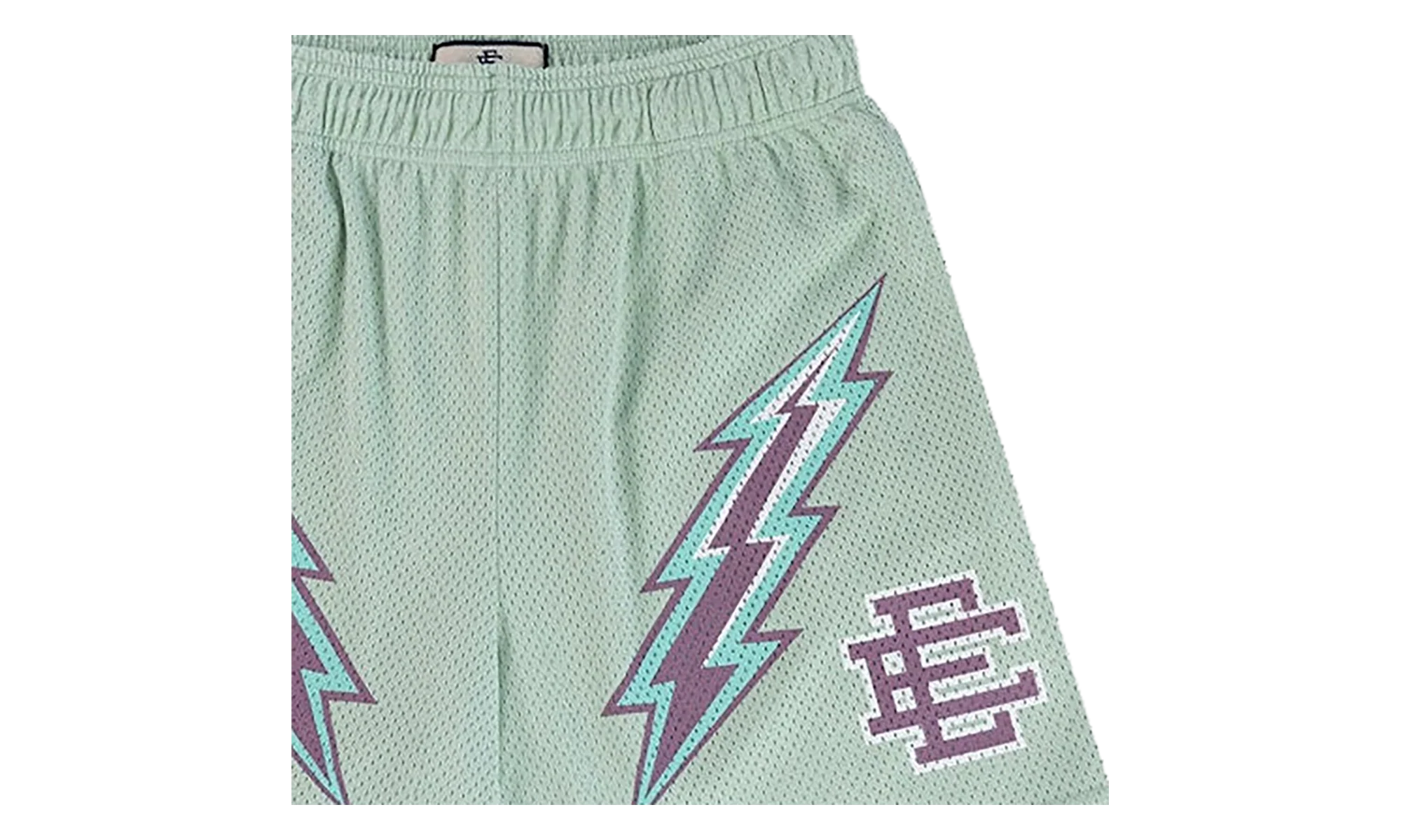 EE BASIC SHORT "SS24 - Bolt Silt Green/Purple" EE684