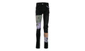 Bandana Art Patch Jeans "Aged Black" PF22MDS021 023