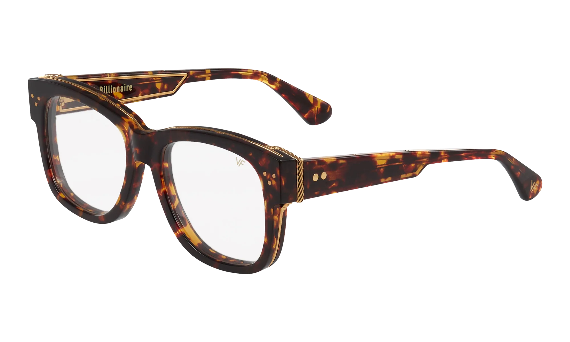 Billionaire Tortoise Brown Acetate "Brown Tortoise / Clear" MPBL2 0003 8D2