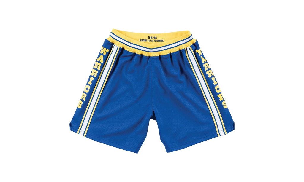 NBA Authentic Road Shorts "1981-82 Golden State Warriors - Blue" ASHRGS18038 GSWROYA81