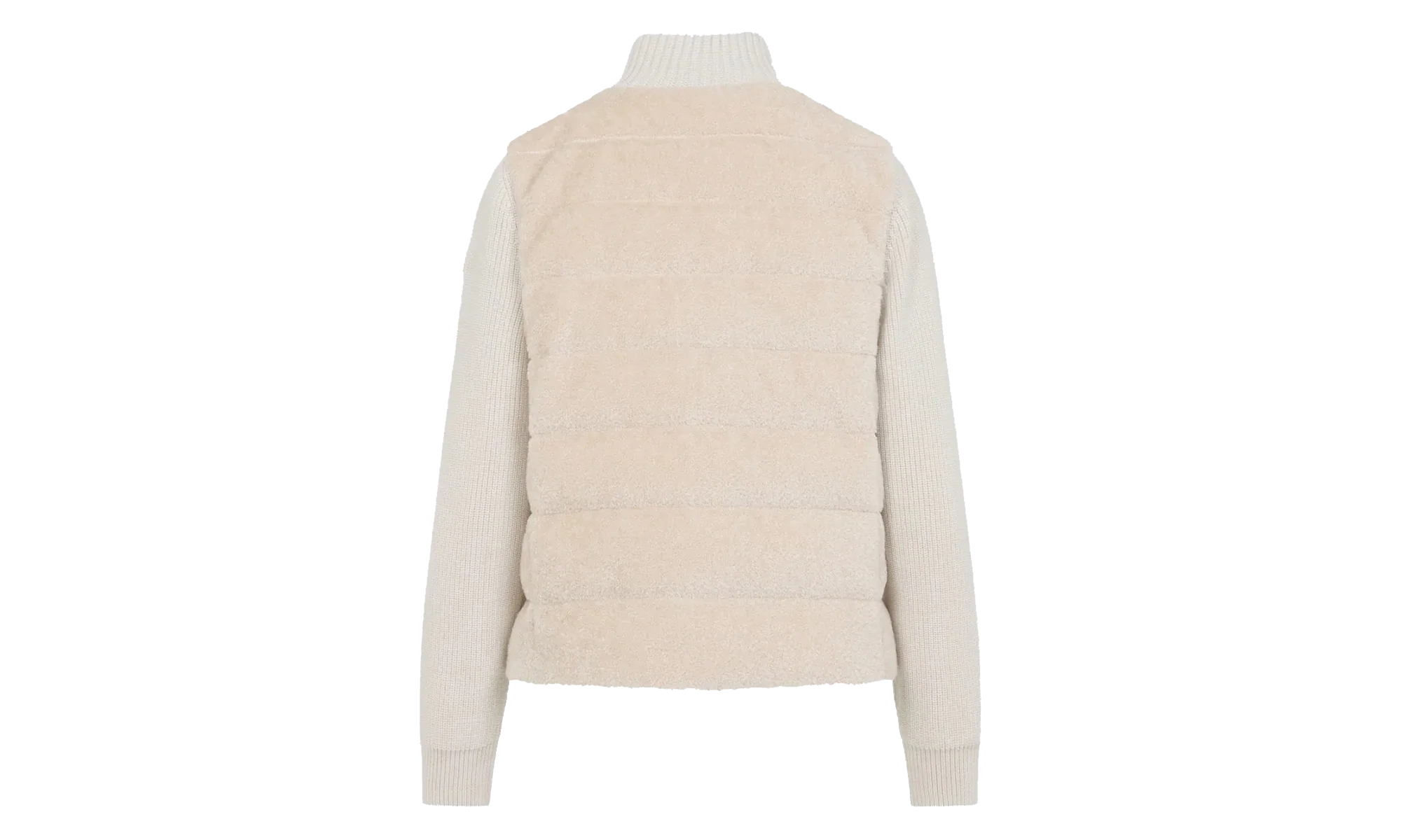Stand Up Collar Zip Up Cardigan WMNS "White" MON53
