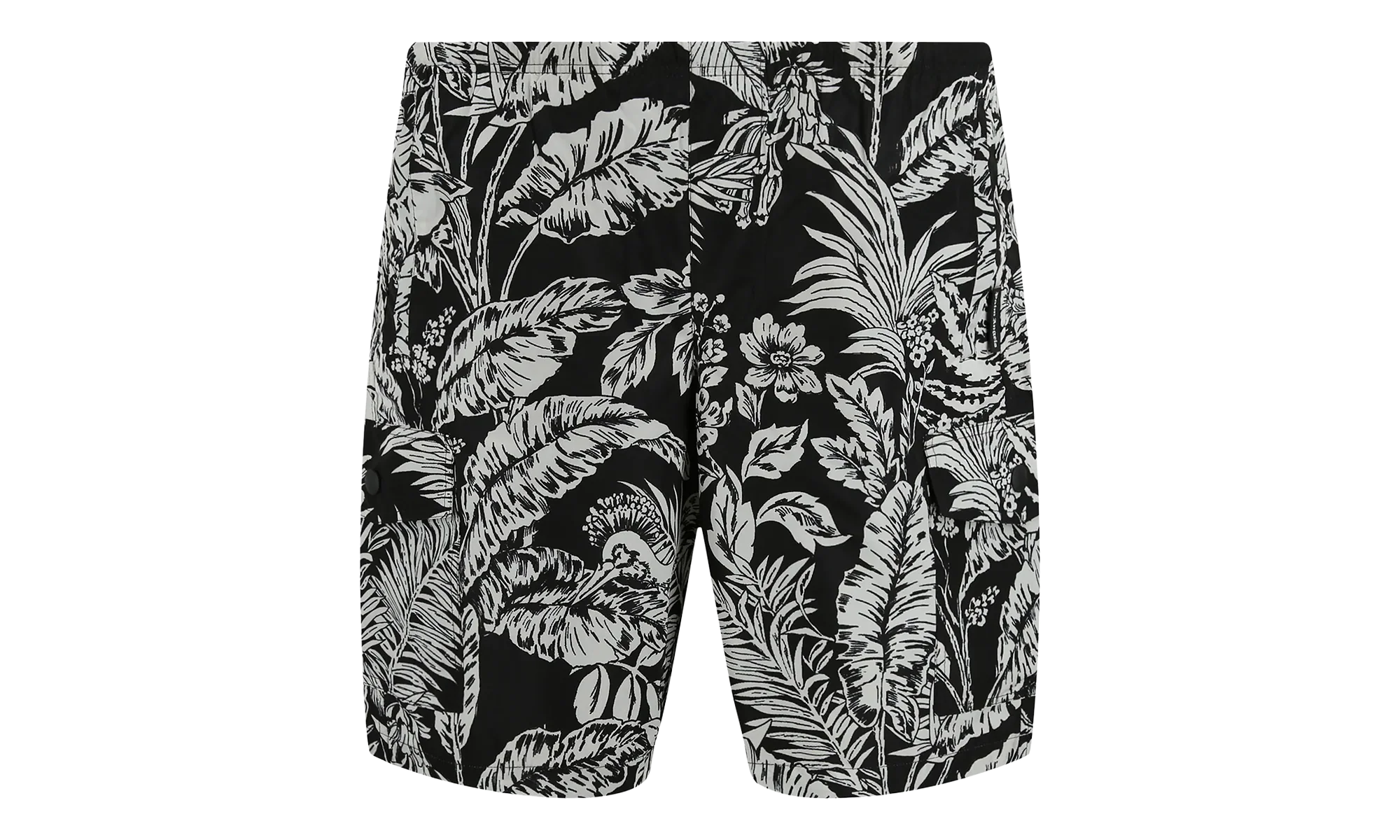 Jungle Parrots Swimshort "Black / Off White" PMFA005S22FAB0011001