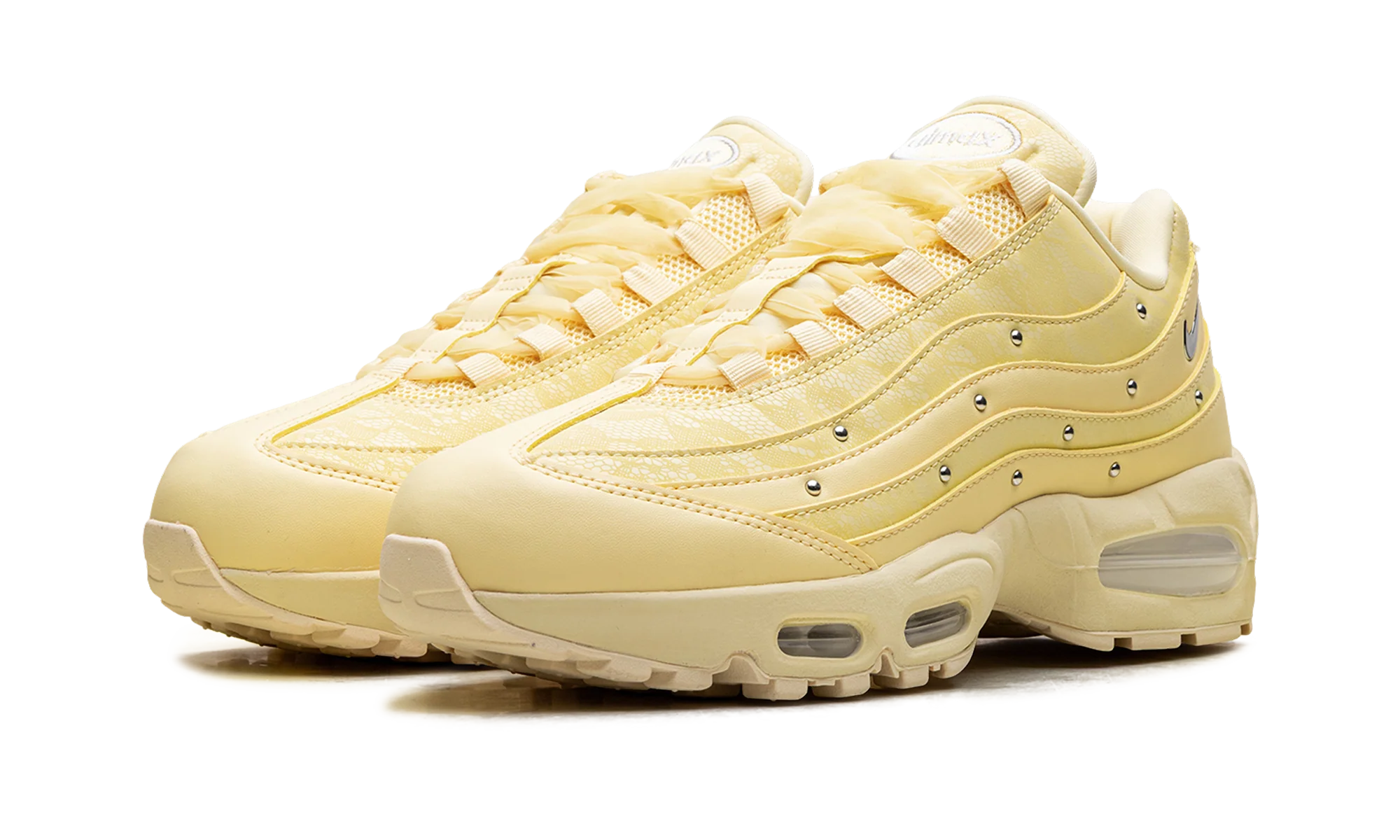 Air Max 95 WMNS "Soft Yellow Silver Studded" IQ3444 722