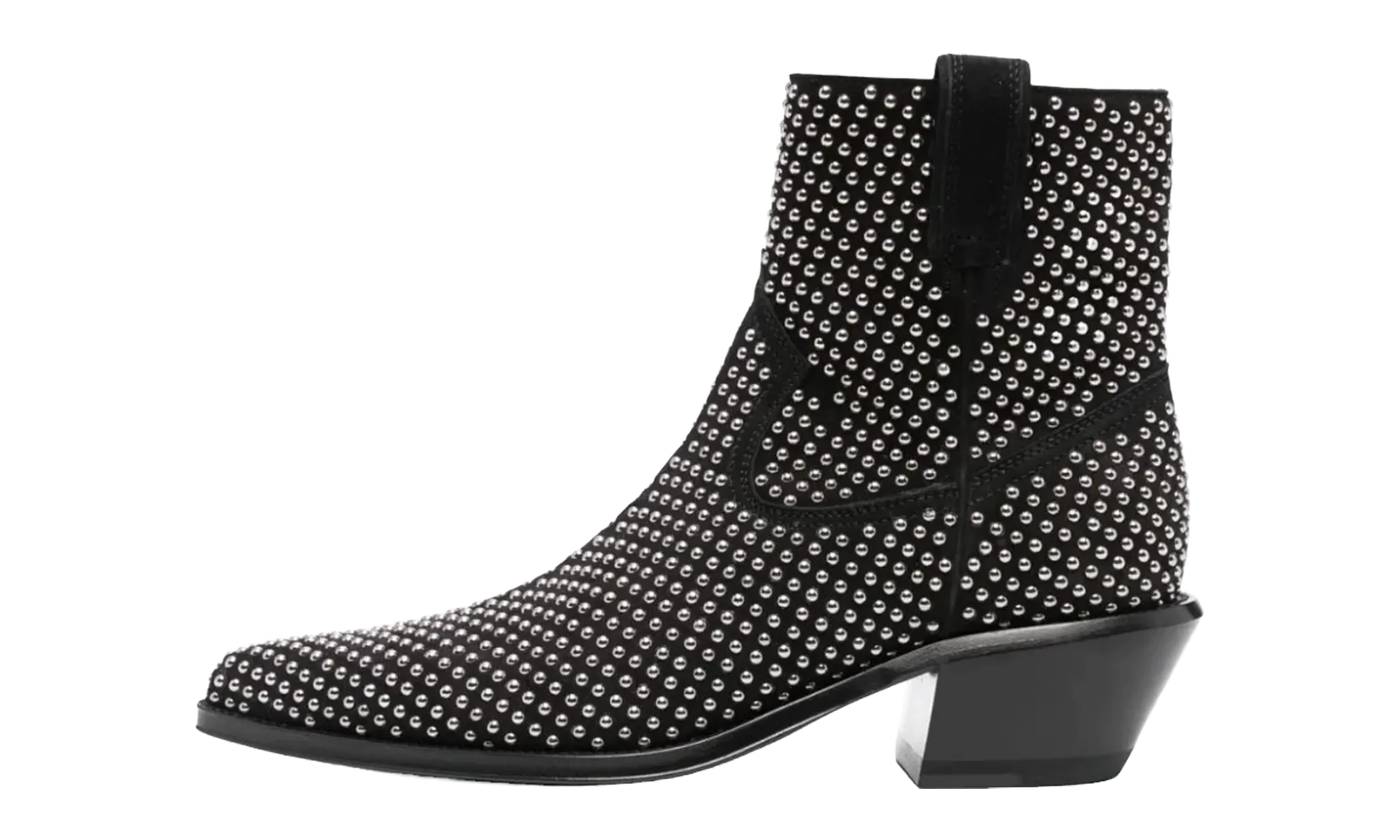 Stud Texas 55mm Ankle Boots "Black" OWID049F23LEA0011072