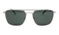 Rectangle Sunglasses "Matte Silver" L194S-035