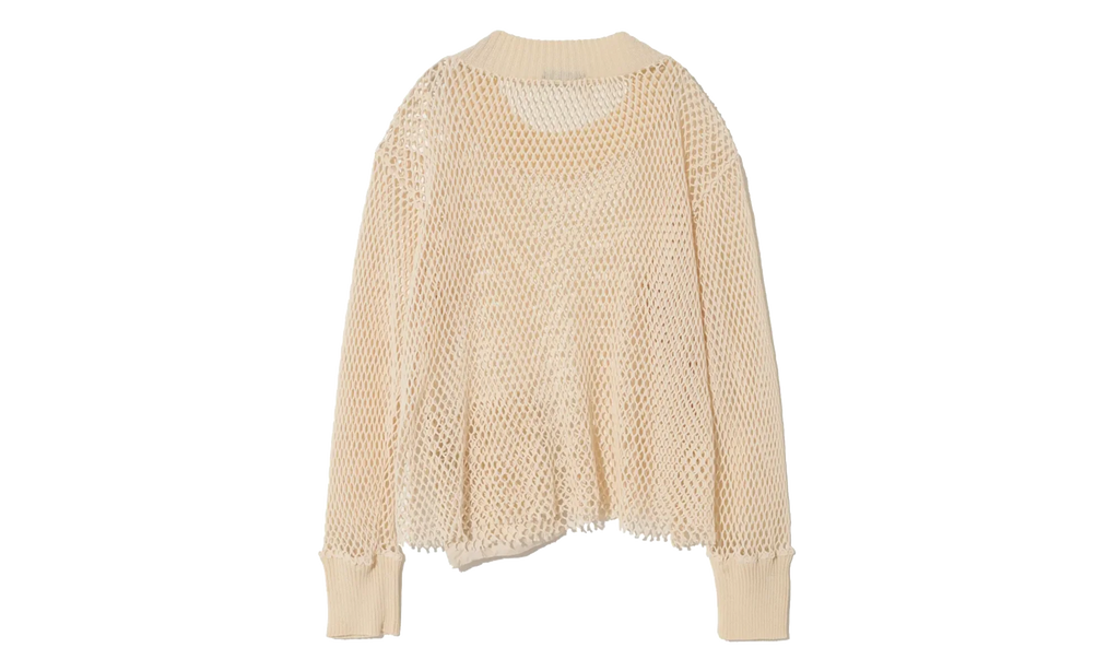 PATCH POCKET SWEATER "Ivory" UC1D4901 IVY