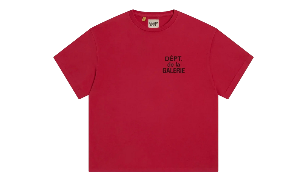 French T-Shirt "Red / Black" GD043