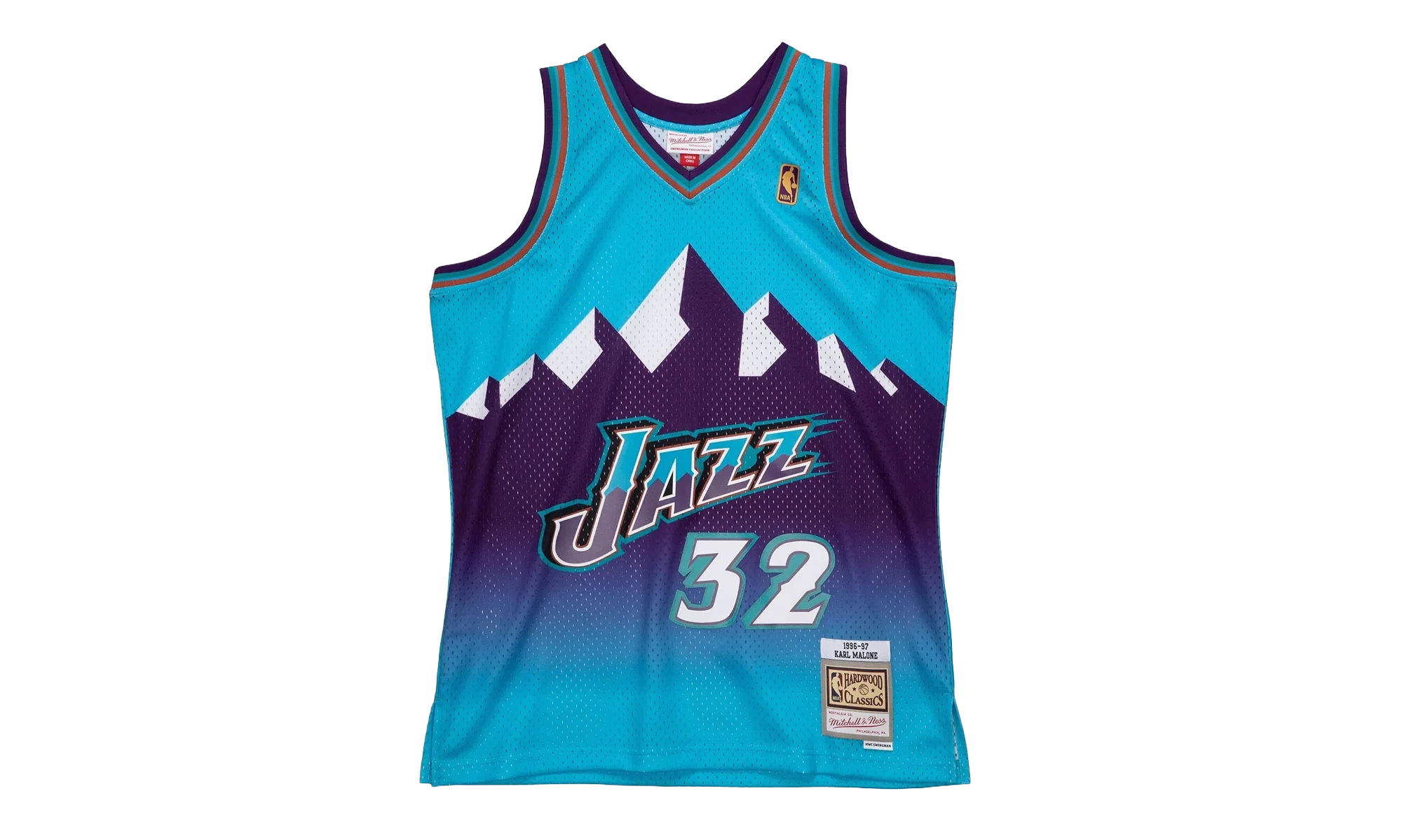 NBA Karl Malone Reload Swingman Jersey "1996 Utah Jazz - Blue" SMJYCP19271 UJABLUE96KMA