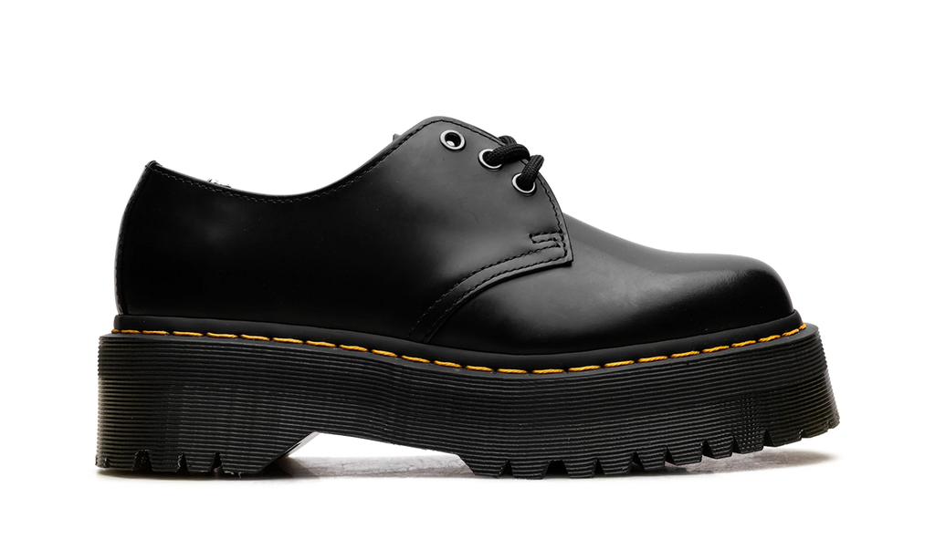 1461 Quad Polished Smooth Leather Derby "Black" 25567001