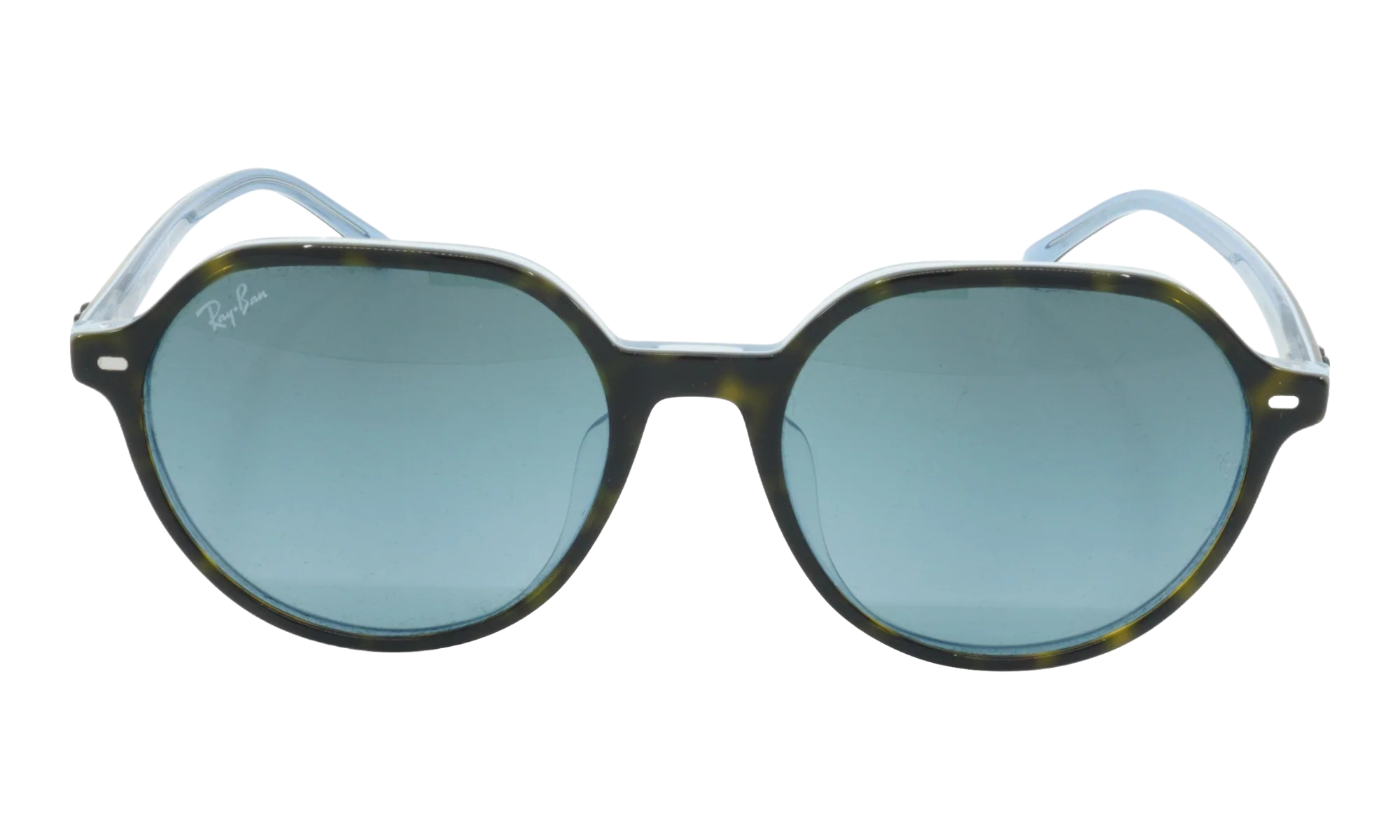 THALIA SUNGLASSES "HAVANA ON LIGHT BLUE" RB2195F-13163M_53