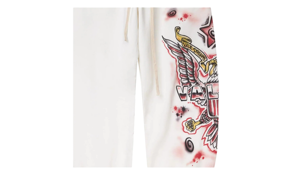FLAG SWEATPANTS "White" VAL125