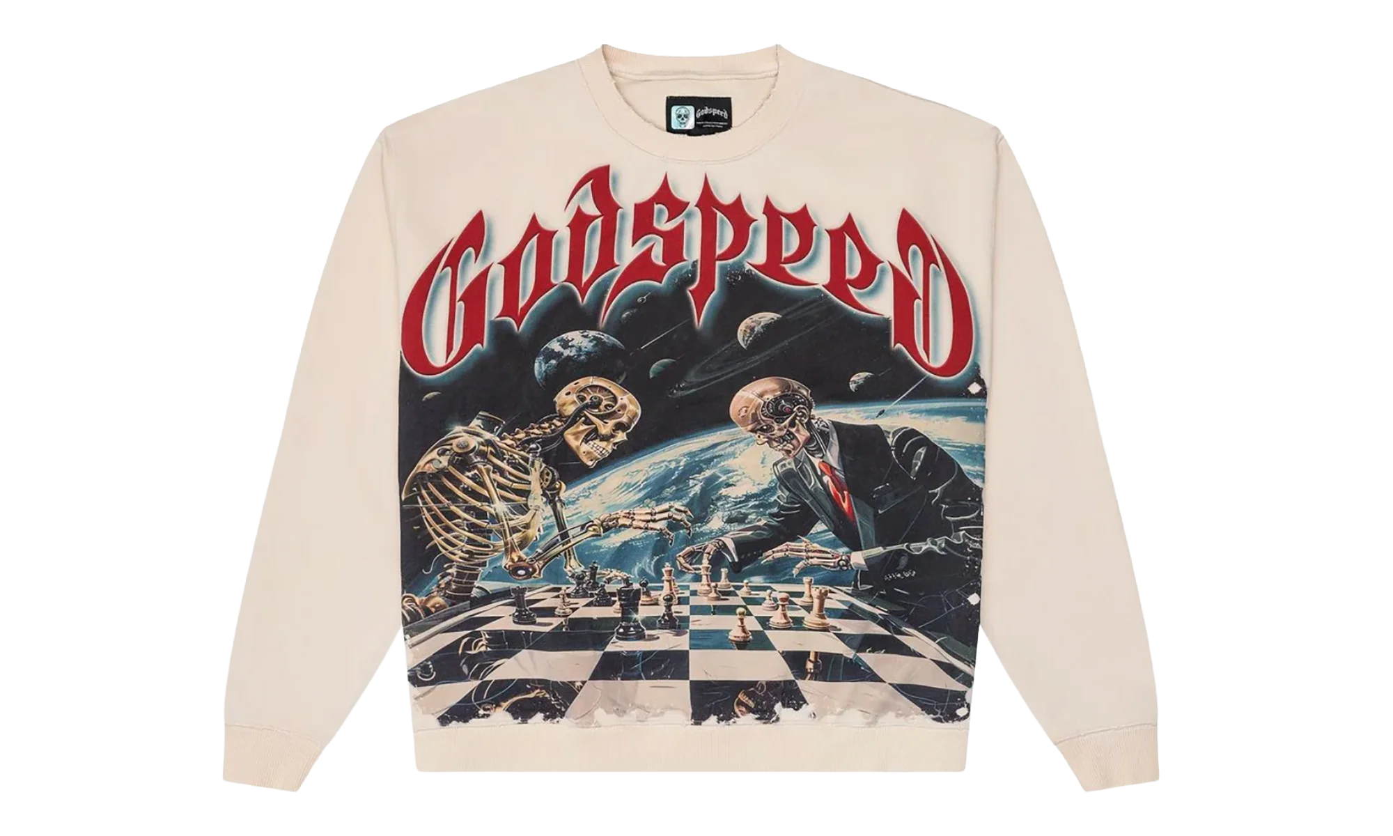 Checkmate Sweater "Bone" GS022