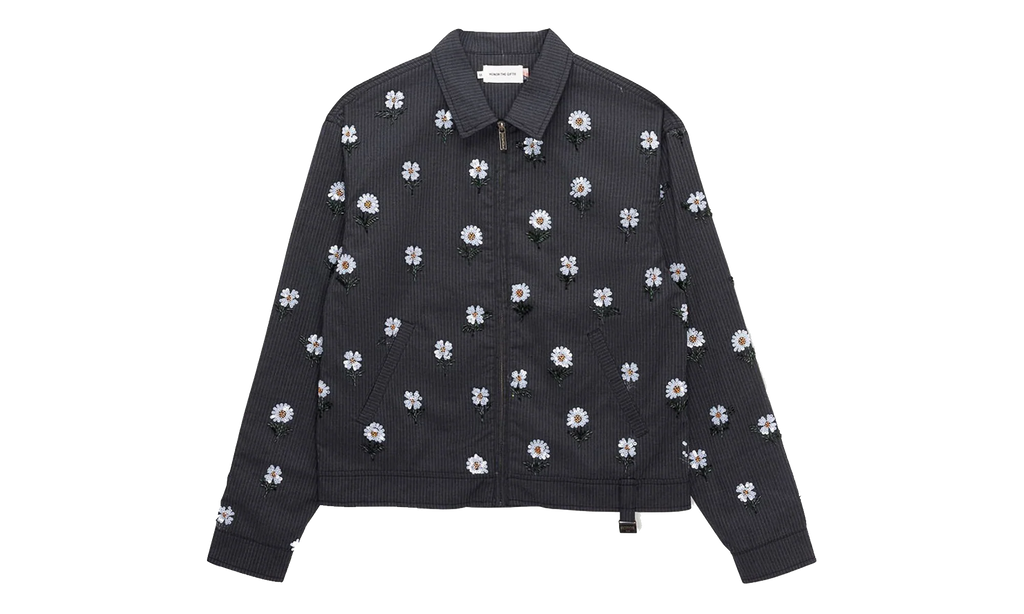 Flowers Beaded Jacket "Black" HTG260168 BLK